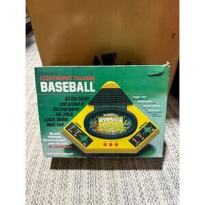 V-Tech 1988 Electronic Talking Play by Play Handheld Baseball Game